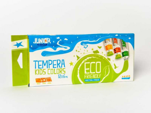 Tempera 1-12 6ml JUNIOR ECO