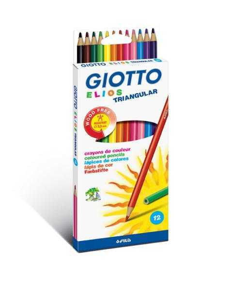 Drvene bojice GIOTTO - Trouglaste 1-12