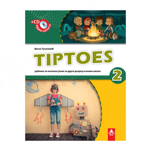 ENGLESKI- Udžbenik.+CD Tiptoes 2 BIGZ