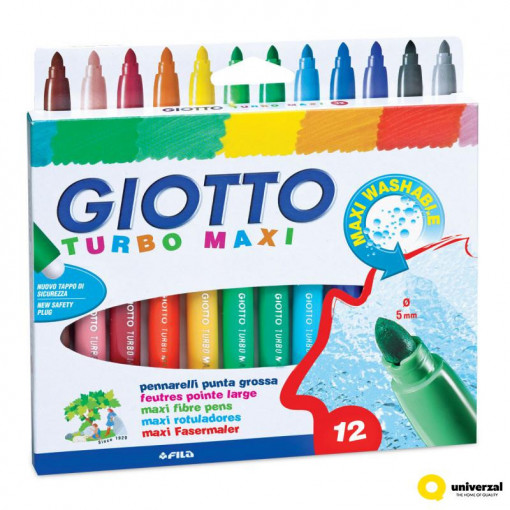 Flomaster 1 -12 turbo maxi Giotto 0076200