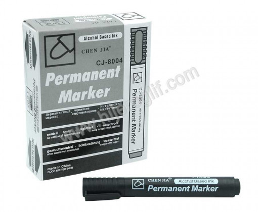 Marker permanent crni CJ-800 kosi vrh