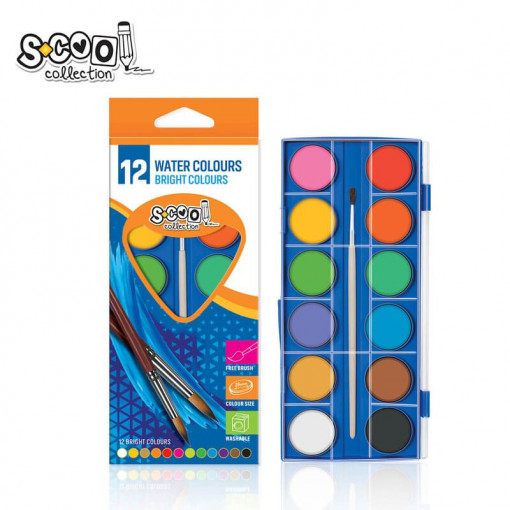 Vodena boja S-COOL NS17196 1-12