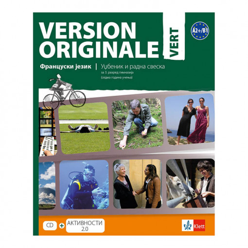 Francuski jezik Version original 3 VERT, udžbenik i radna sveska za 3. razred gimnazije Klett