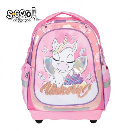Anatomski ranac S-COOL - LITTLE UNICORN sa bočnim džepovima