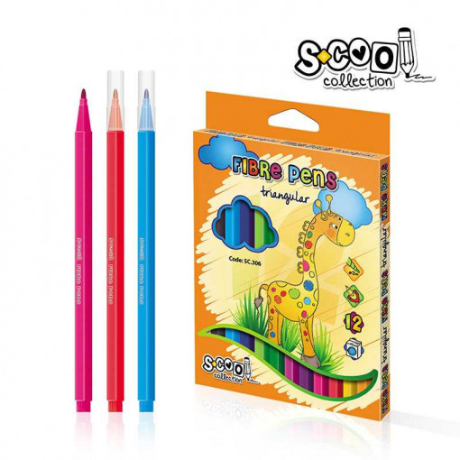 Flomasteri S-COOL - Triangular 1-12