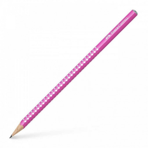 Grafitna olovka HB Grip pink Sparkle pearl FC