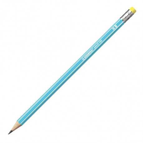 Grafitna olovka svetlo plava sa gumicom HB 160 2160-02-HB