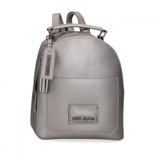 Mali ranac PEPE JEANS - Metalik sivi