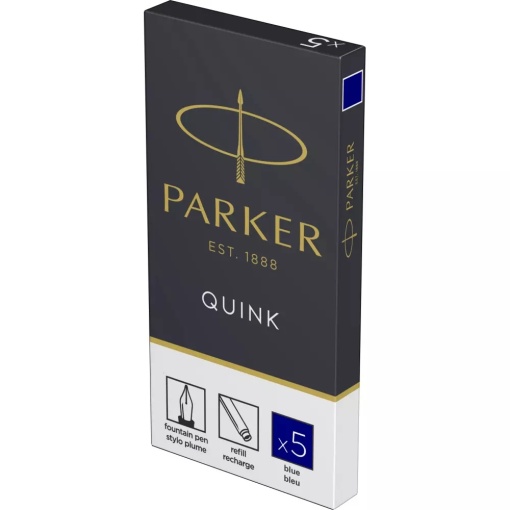 Patrone za n.p PK50403 Parker plave 1-5 Quink Perm. BL