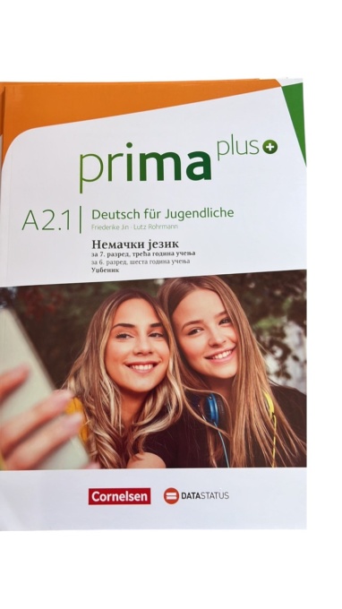 Prima Plus A2.1 Udžbenik - treća godina učenja DATA STATUS