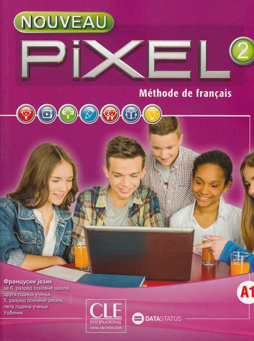 Nouveau Pixel 2, Udžbenik - druga godina učenja DATA STATUS