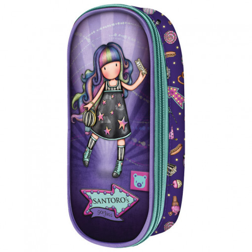 Pernica ovalna 1zip 1preklop Up and Away Gorjuss 384GJ24