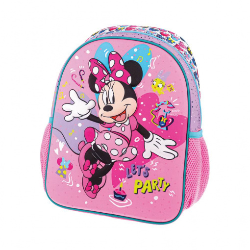 Ranac za vrtić 3D, Minnie Mouse, Lets party
