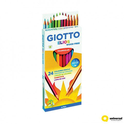 Drvene bojice GIOTTO - Trouglaste 1-24