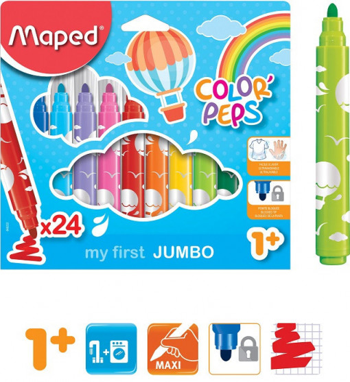 Flomaster Maped color max 24