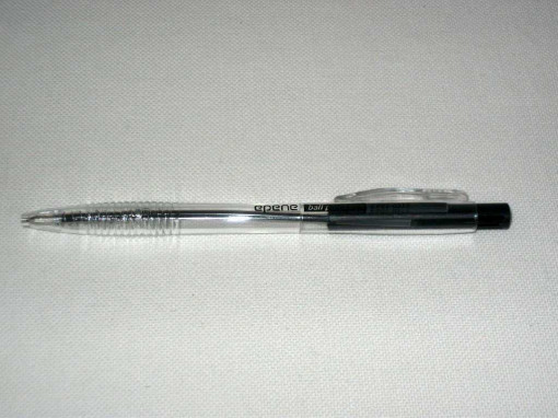 Hemijska olovka EPENE crna sa klipsom EP01-0515