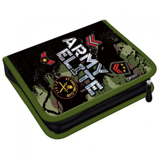 Pernica puna 1zip 2preklopa Army Green 1B 22.Connect 48036 crno-zelena