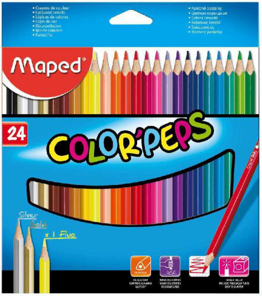 Drvene bojice color pepps 1-24