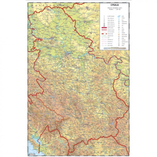 Atlasna karta Srbije
