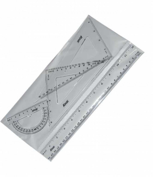 Geometrijski set HIJEROGLIF - 30 cm