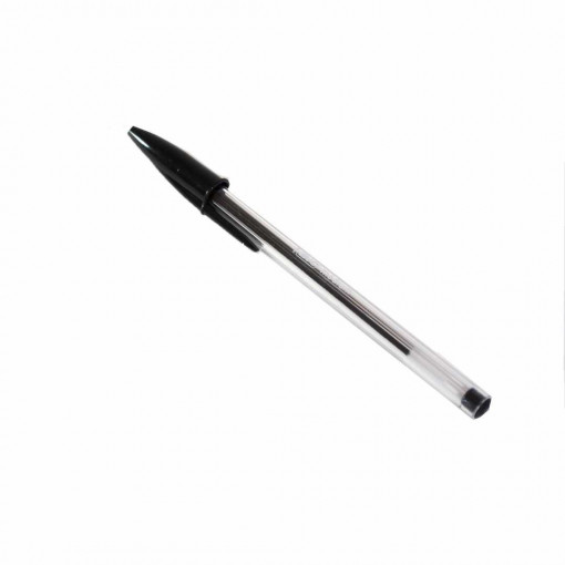 Hemijska olovka sa kapicom crna R.A.B.C.