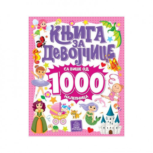 Knjiga za devojcice sa vise od 1000 nalepnica