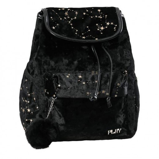 Mali ranac PLAY - Black plush