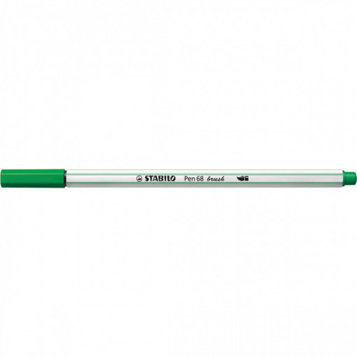 568-36 Pen68 Brush zelena Stabilo