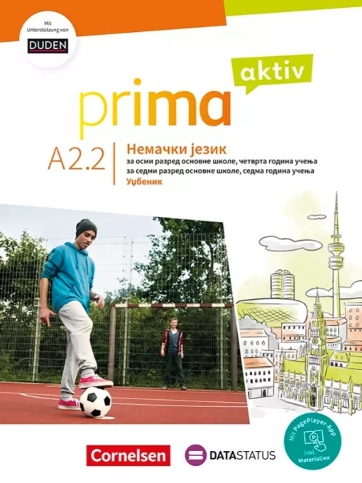 Nemacki jezik 8. razred Prima aktiv A 2.2. udzbenik 2025