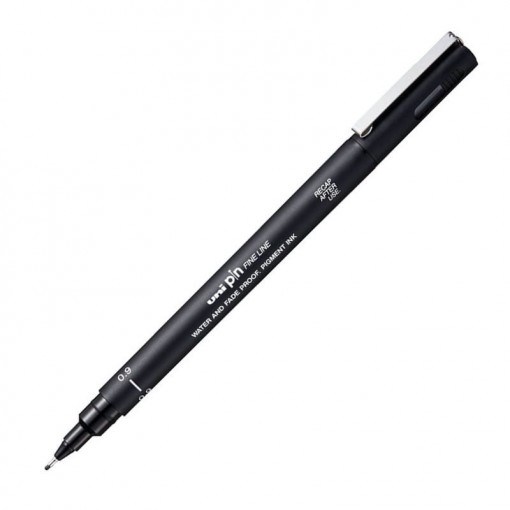 Uni marker pin 09-200 crni