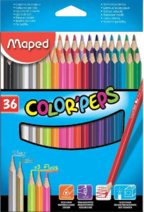 Drvene bojice MAPED - COLOR PEPS 1-36