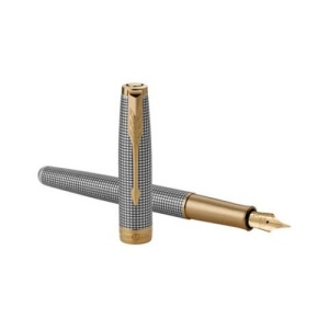 Naliv pero Parker Royal Sonnet Silver CH GT 18K F - Img 2