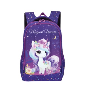 RANAC OJAÈANA LEÐA SA ÈVRSTIM PREDNJIM DŽEPOM MAGICAL UNICORN 40x29x14cm SC3318