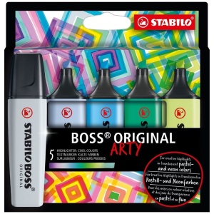 Text marker Stabilo Boss Arty set 1-5