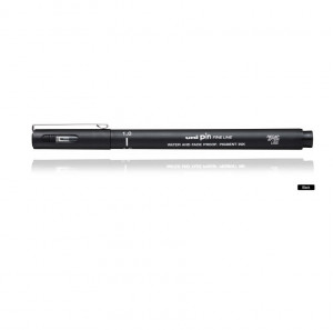 Uni marker pin 10-200 crni
