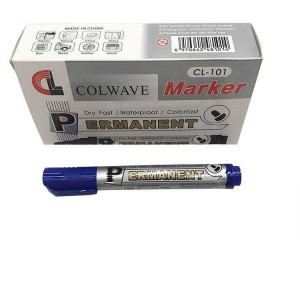 Marker permanent plavi okrugli vrh CL-101, CL-120