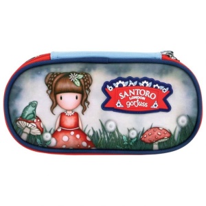 Pernica ovalna 1zip 1preklop Little Mushroom Gorjuss 384GJ35