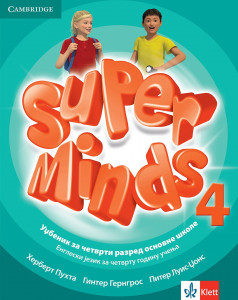 Engleski jezik 4 - Super Minds 4 - udžbenik (QR) KLETT