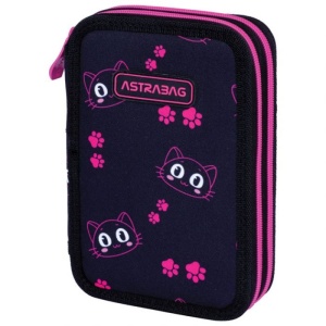 Pernica prazna 2zipa AC2 Cats Eyes 24.Astrabag 503024039 crno-roze