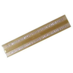 Šablon za slova KOH-I-NOOR - 0,5 cm