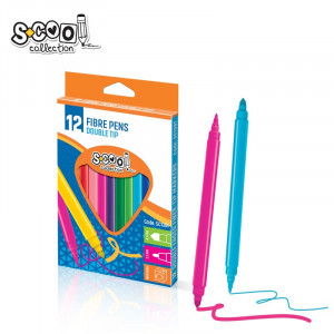 Flomasteri S-COOL - Obostrani 1-12