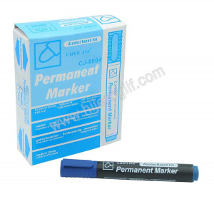 Marker permanent plavi CJ-800 kosi vrh