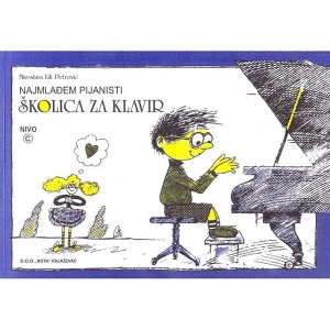 Skolica za klavir nivo B Najmladjem pijanisti -M.Lili Petrovic