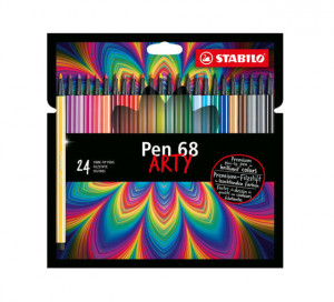 Flomasteri pen 68 Stabilo Arty set 1-24