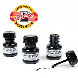 Tuš za crtanje KOH-I-NOOR - Technical black 20g
