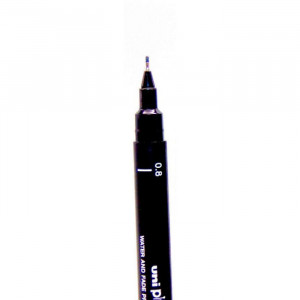 Uni pin 08 200 black