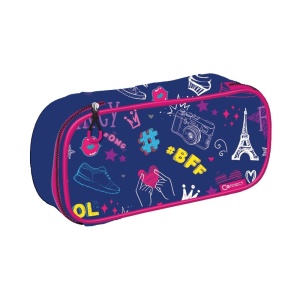 WEB Pernica ovalna 1zip 1preklop Super Girl 25.Connect 57433
