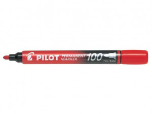 Marker permanent crveni 100 okrugli Pilot