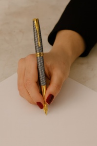 Naliv pero Parker Royal Sonnet Silver CH GT 18K F - Img 3