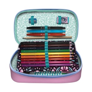 Pernica puna ovalna 1zip 1preklop Woodland Wildflower Gorjuss 1046GJ24 - Img 3
